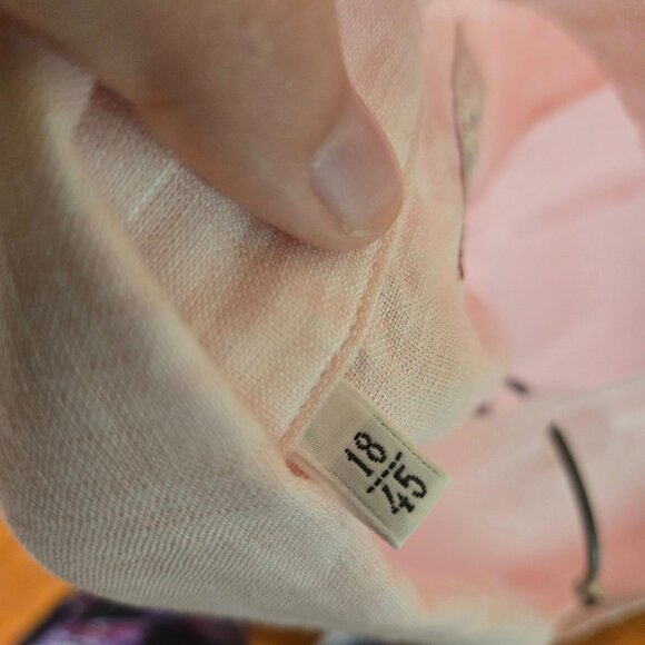 Luca Faloni Men's Portofino Striped Light Pink Shirt Size 18/45 - Picture 13 of 15